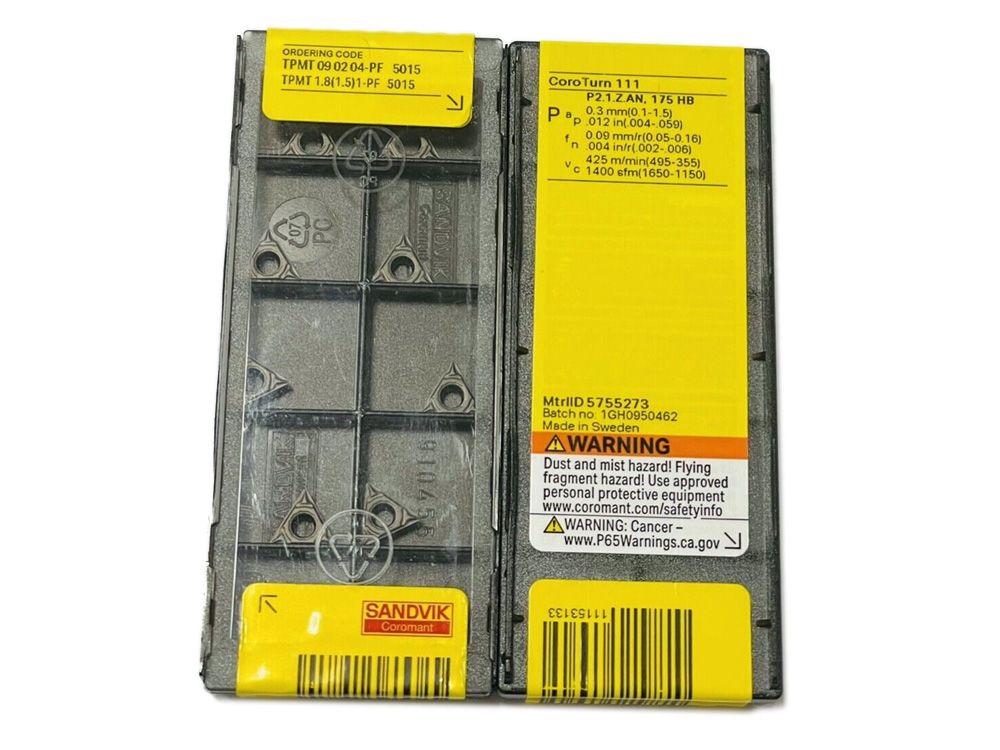 三角鏜刀片TPMT090204-PF 5